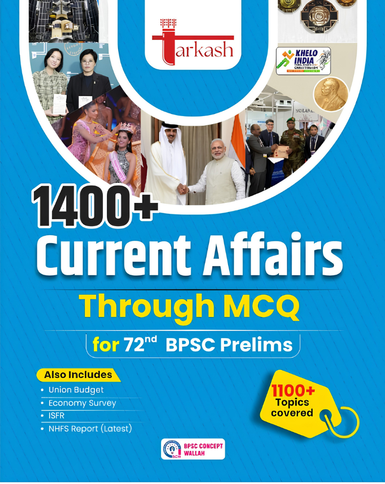 1400+ Current Affairs MCQ for 72nd BPSC Prelims