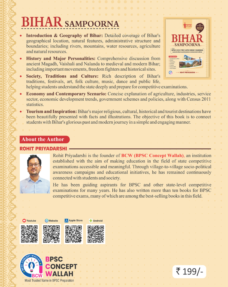 Bihar Special for BPSC CCE,TRE,APO,BSSC,DAROGA (Hindi) - Image 2